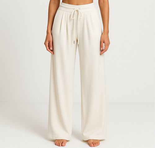 Straight pants in a light elegant cut