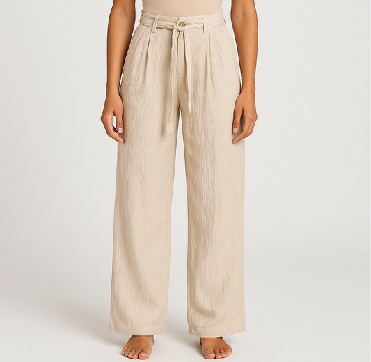 elegant tie pants