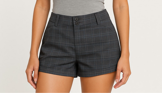 Elegant plaid shorts