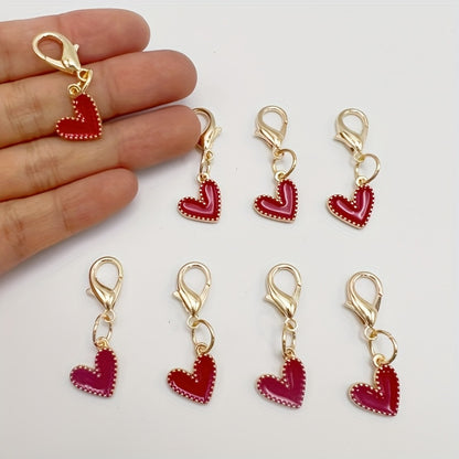 Heart pendants accessories for shoes