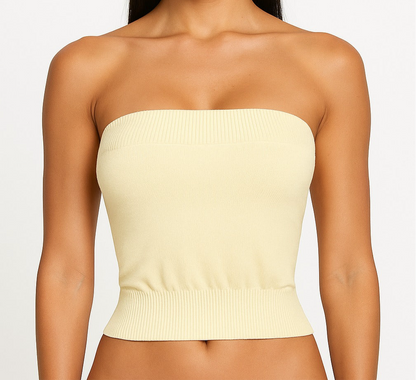 Strapless mesh style