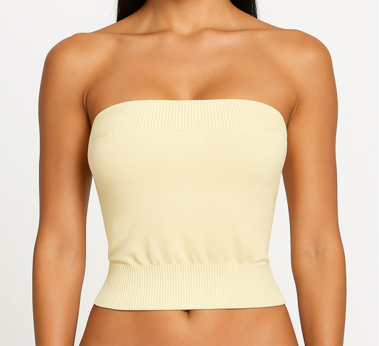 Strapless mesh style
