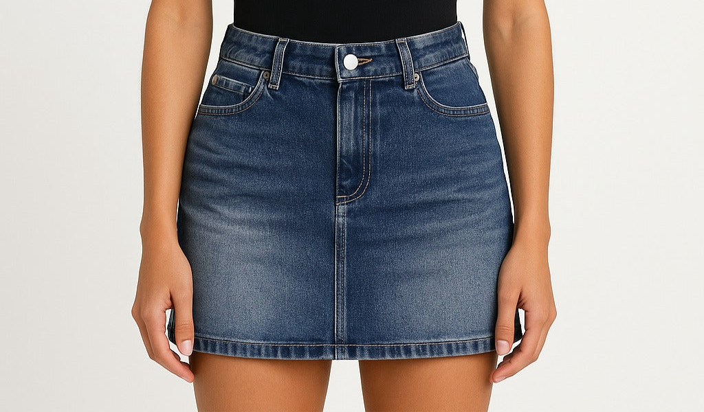 Basic denim skirt