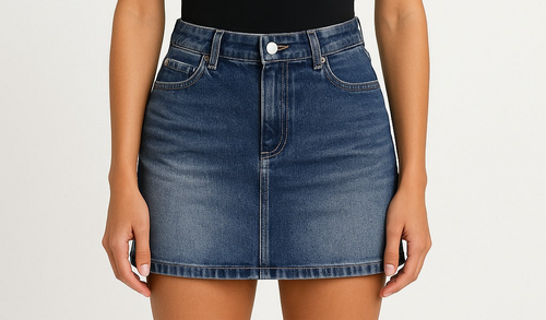 Basic denim skirt