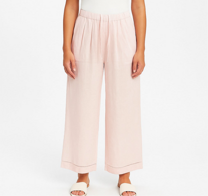 Light wide trousers
