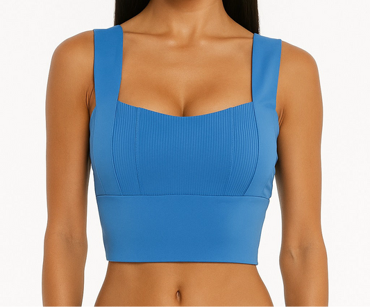 A supportive sports bra