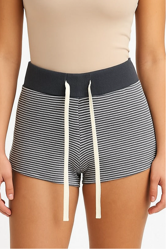 Soft striped shorts