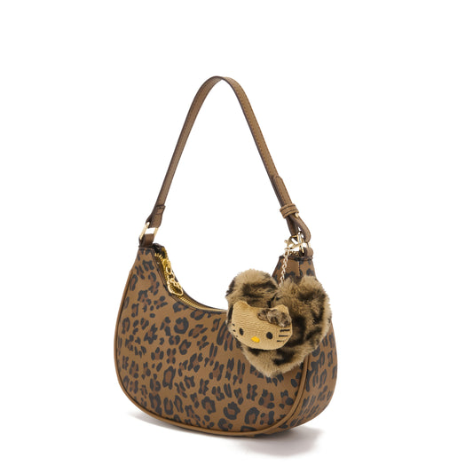 Spotted bag with kitty doll