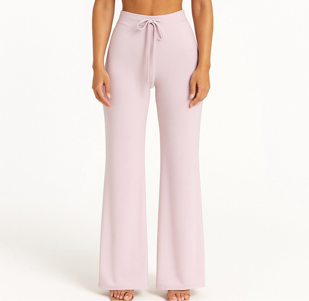 Soft high waisted straight pants