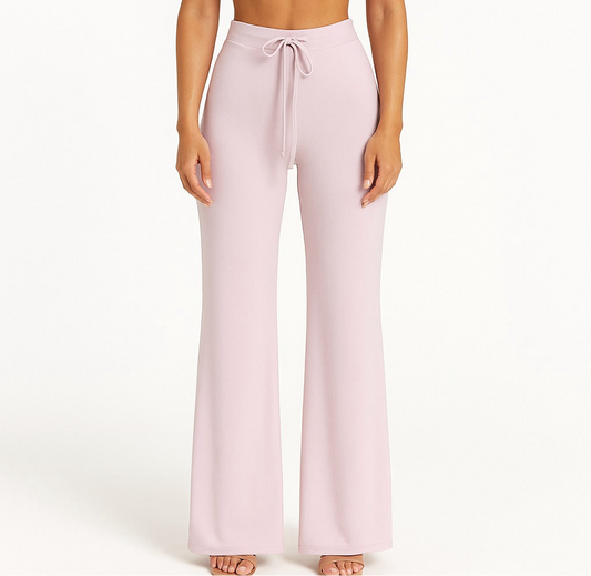 Soft high waisted straight pants