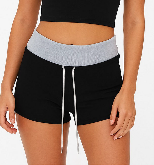 Contrasting color sweatpants
