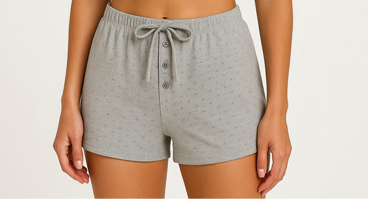 Gray aesthetic shorts