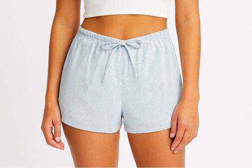 Short Striped Tie Shorts