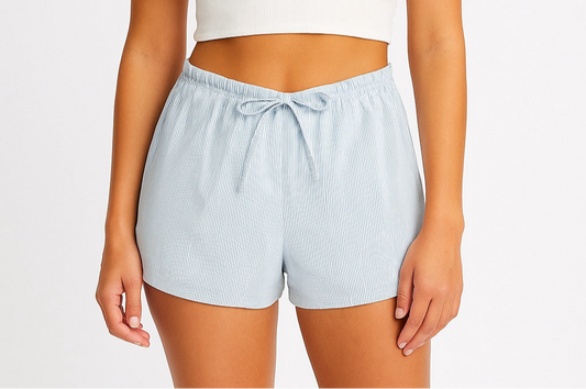 Striped short tie