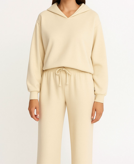 Basic sweat and sweatshirt set