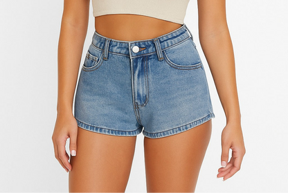 Short straight jeans
