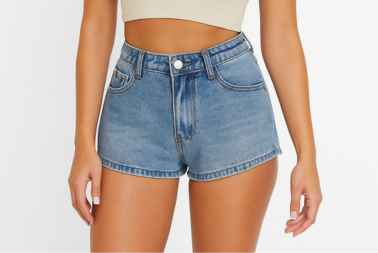 Short straight jeans