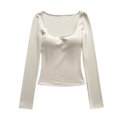 חולצה ארוכה עם גוזייה מובנת