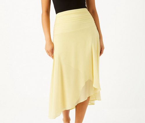 Semi-sheer beach skirt