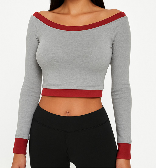 Long shirt like two layers