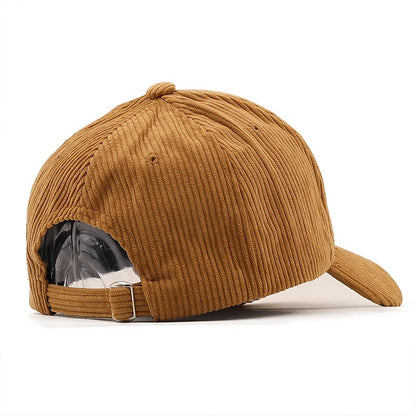 Baseball cap with striped texture