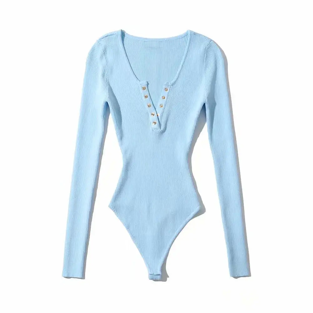 Bodysuit and buttons