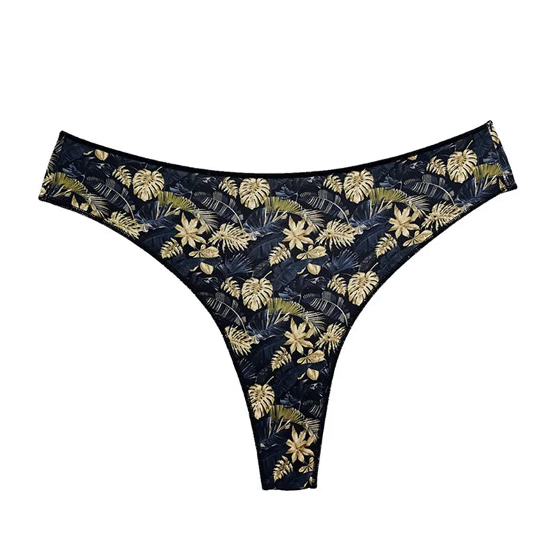 Seamless thong with a variety of illustrations