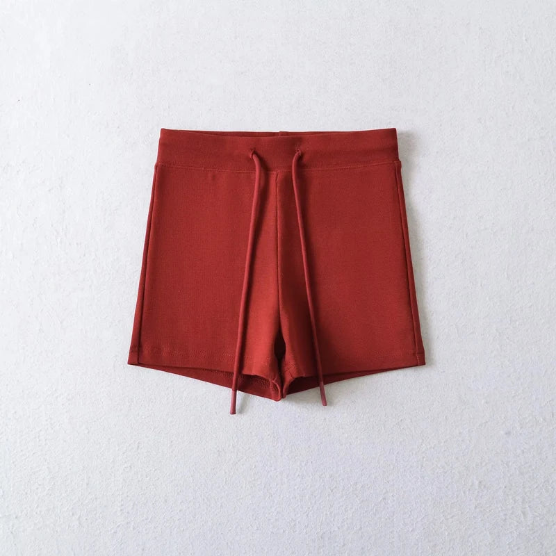 Basic elastic shorts