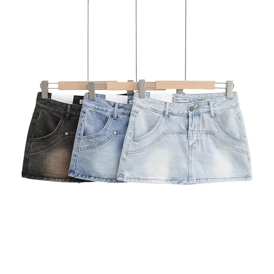 vintage style mini skirt
