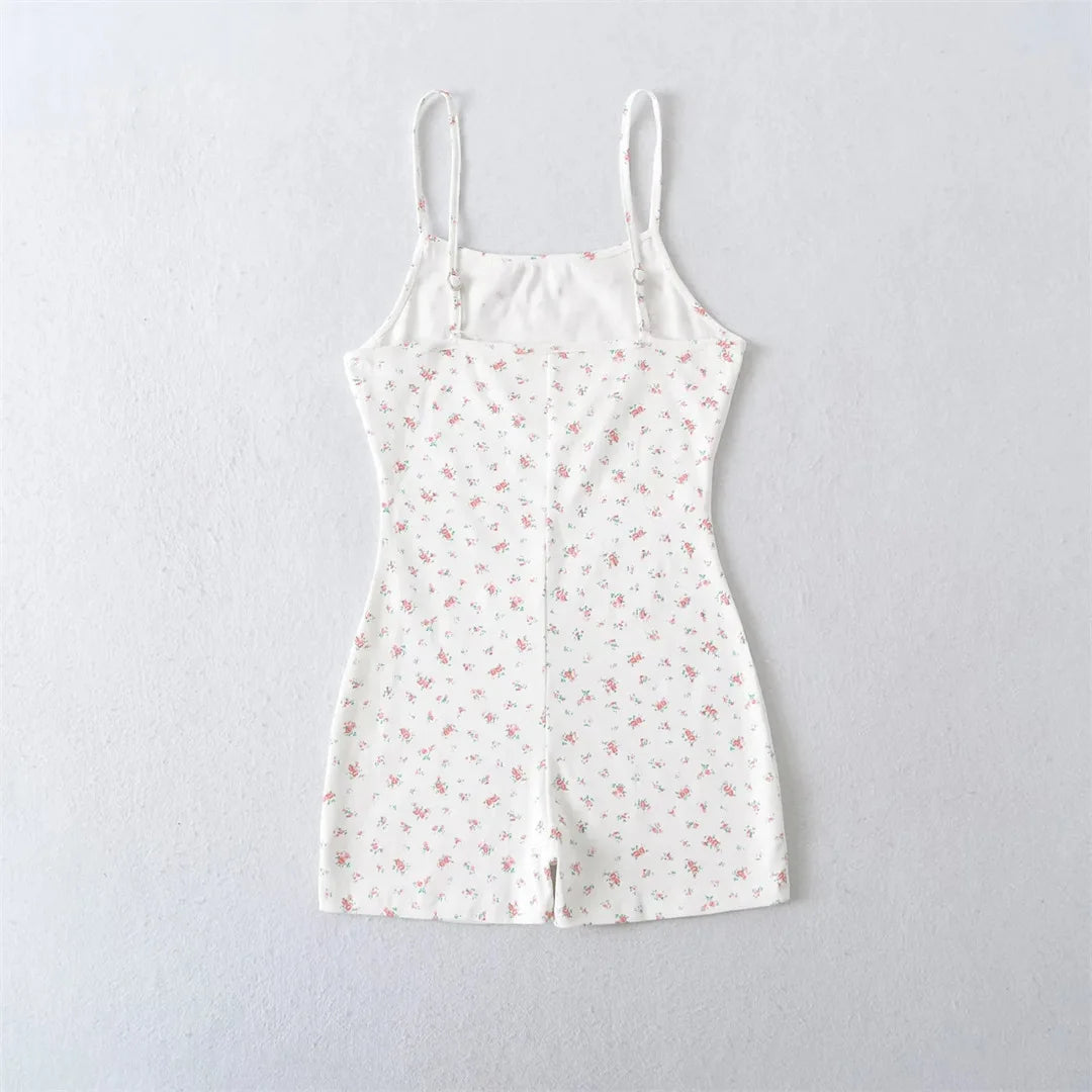 Aesthetic floral overall