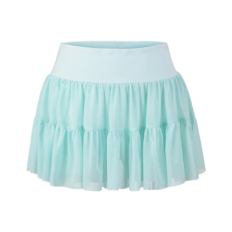 Skirt with mesh layers