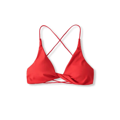 Twisted bikini top