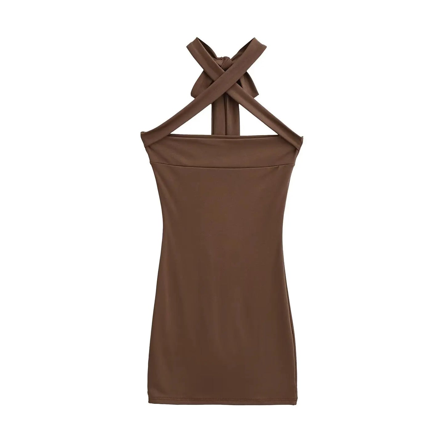 X collar dress