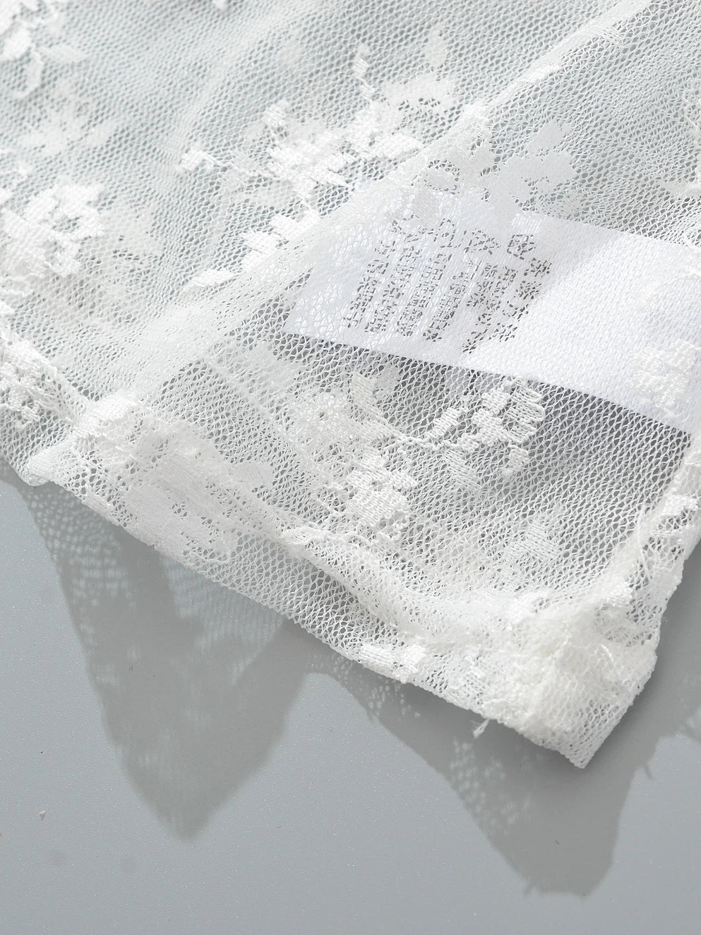French style lace triangle tank top