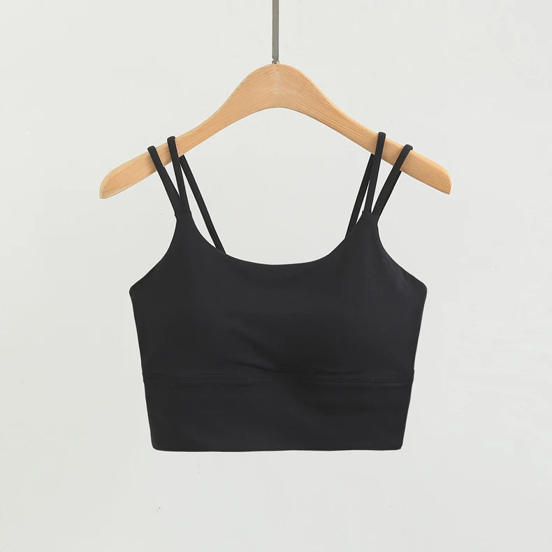 Shaping tank top with built-in bra