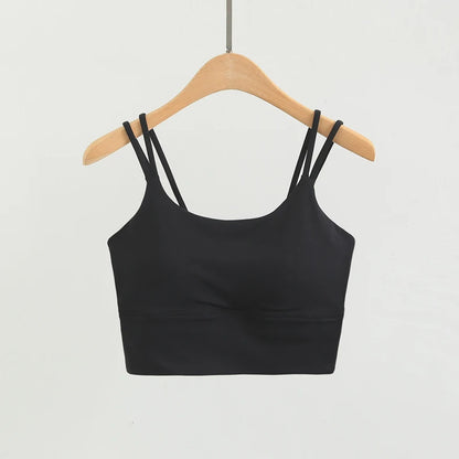 Shaping tank top with built-in bra