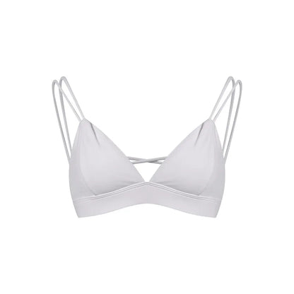 X-back triangle sports bra