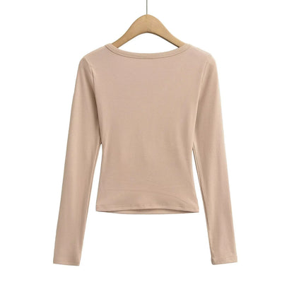 Long wrap shirt
