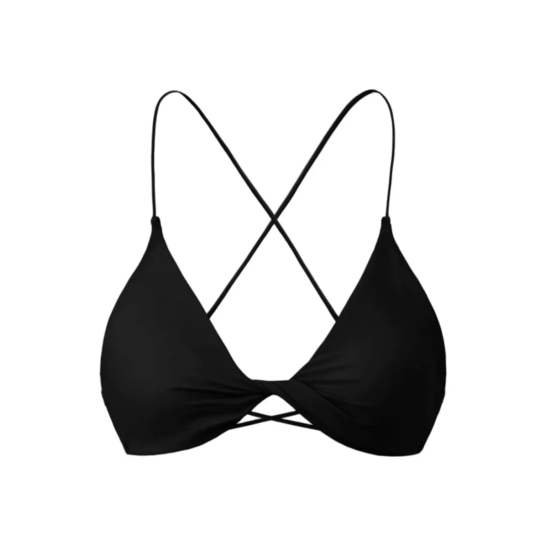 Twisted bikini top