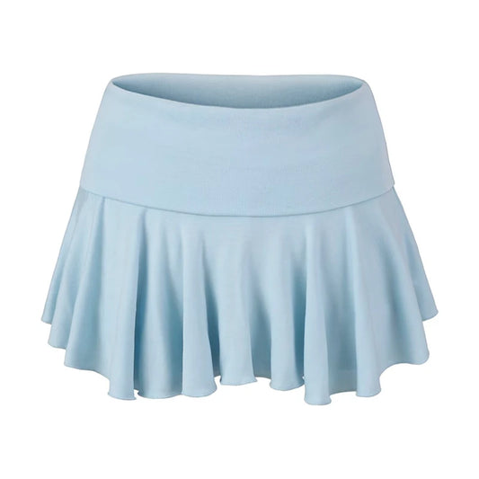 חצאית אלסטית עם גומי עבה