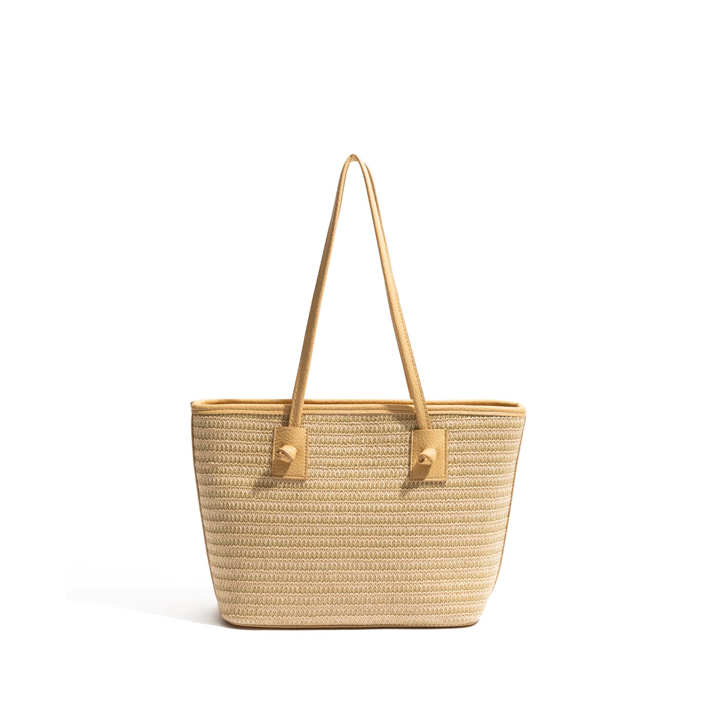 Straw tote bag