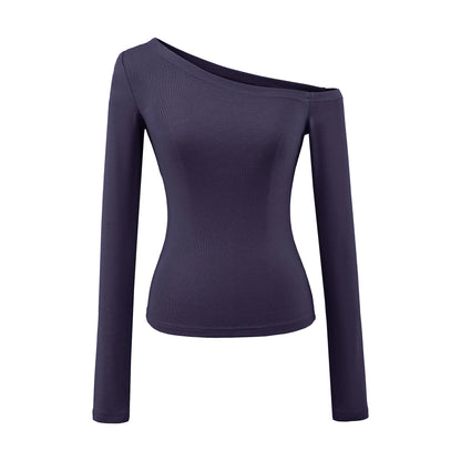 Half shoulder long shirt