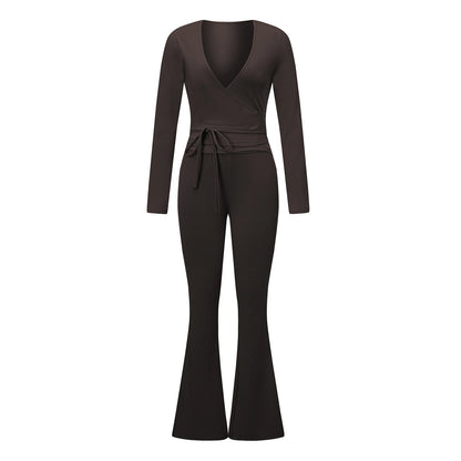 A set of folding tights and a shell top