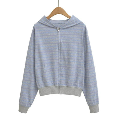 Basic Striped Sweatshirt