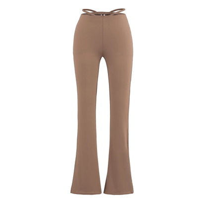 Expanding tights with elastic waist