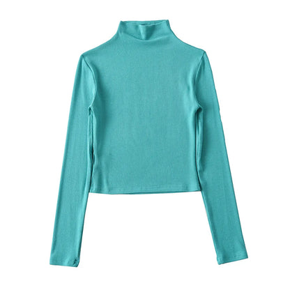 Long shirt with collar