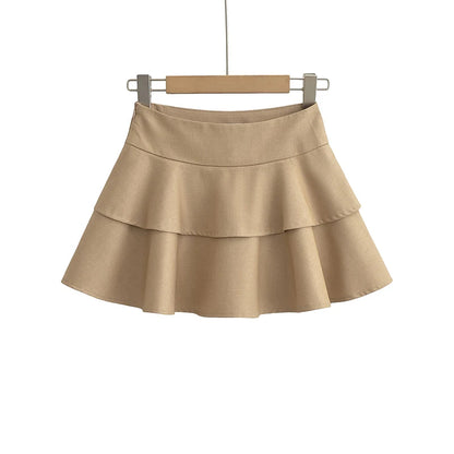 Short layered skirt