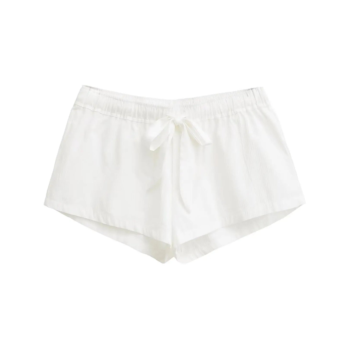 Basic shorts with satin tie