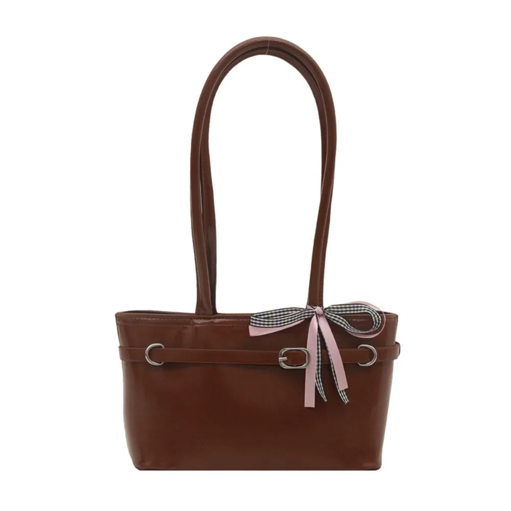 Tote bag with ribbon decoration