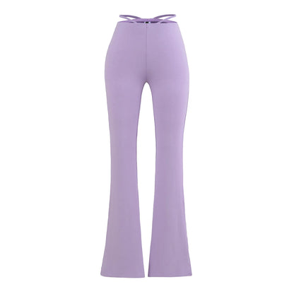 Expanding tights with elastic waist